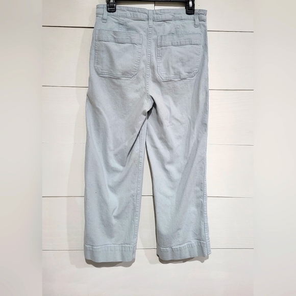 Madewell slim Emmett wide-leg speckled jeans - Picture 3 of 8